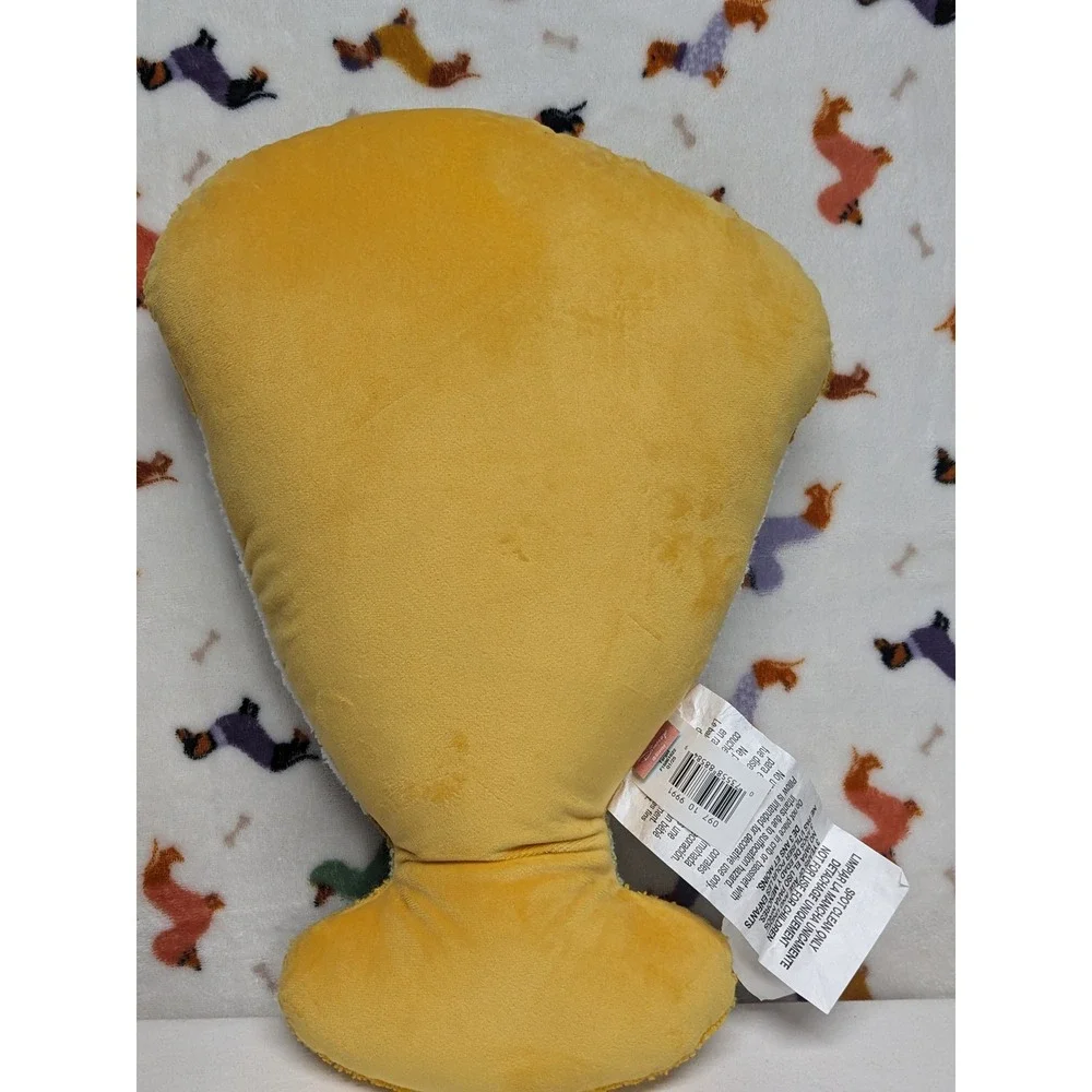 Disney Pillowfort Chip Decorative Pillow Beauty and the Beast Teacup Yellow‎ New